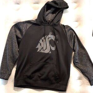 WSU Cougars Black And Gray Graphic Hoodie